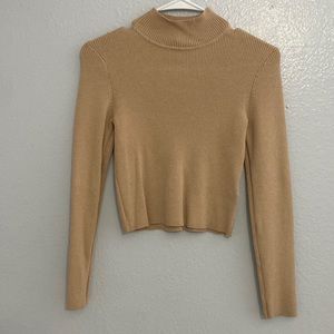 Cropped Beige Sweater